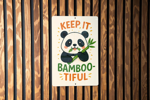 a sign that says keep it bamboo tiful