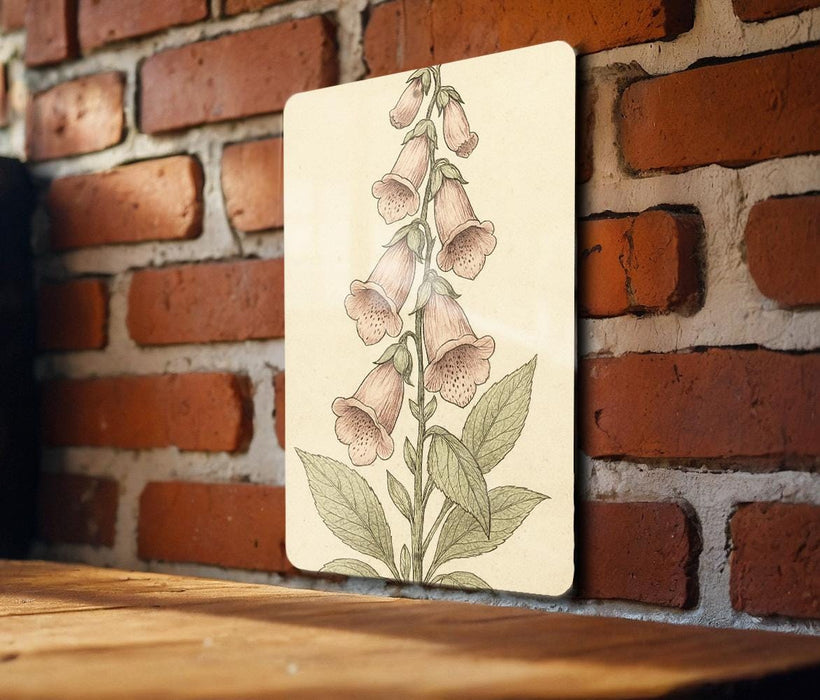 a picture of a flower on a brick wall
