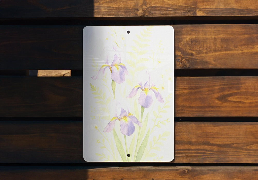 a picture of some flowers on a wooden bench