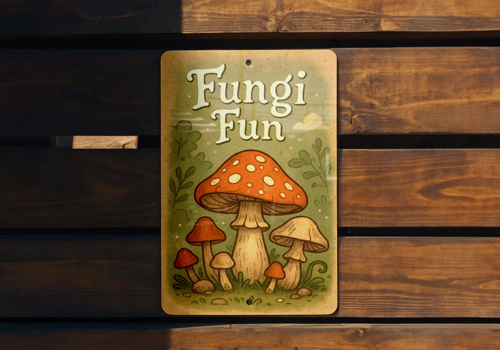 a book with a picture of a mushroom on it