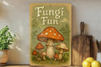 a picture of a picture of a mushroom on a shelf