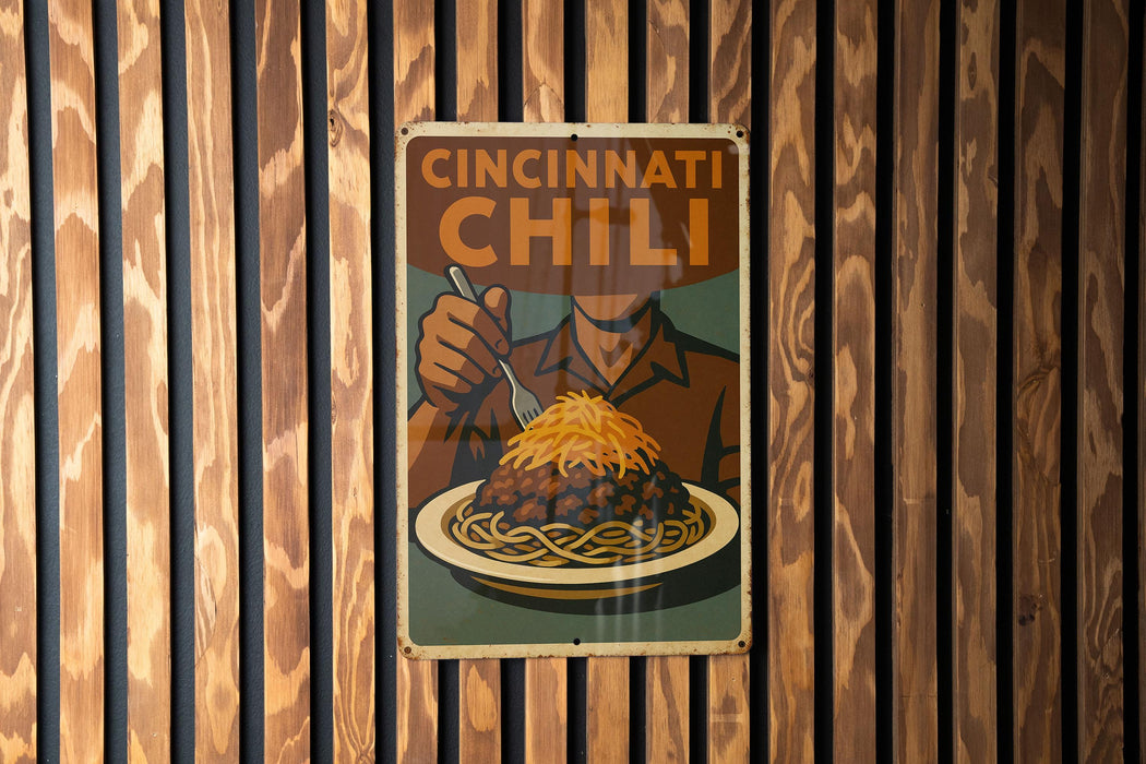 a poster of a man eating a bowl of noodles