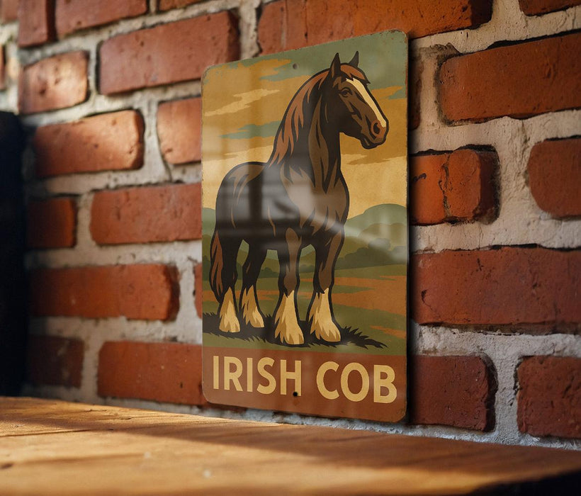 a picture of a horse on a brick wall