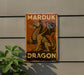 a sign on the side of a building that says marduk dragon
