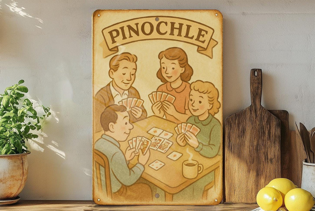 a picture of a family playing a card game