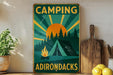 a picture of a camp sign on a shelf