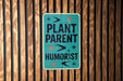 a sign that is on the side of a building