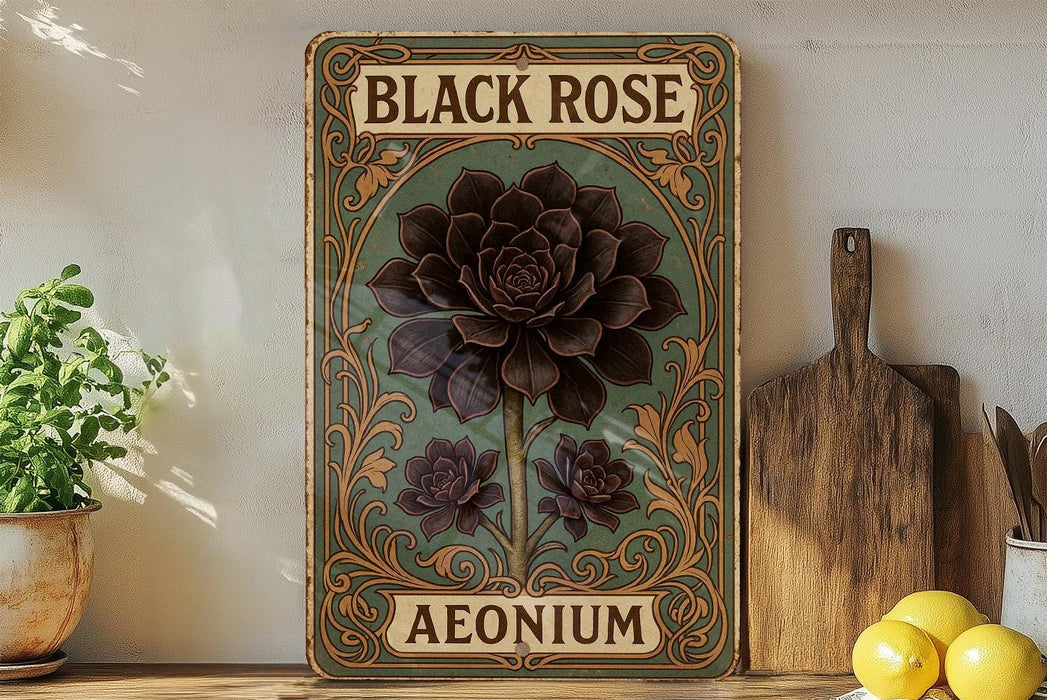 a picture of a flower on a shelf
