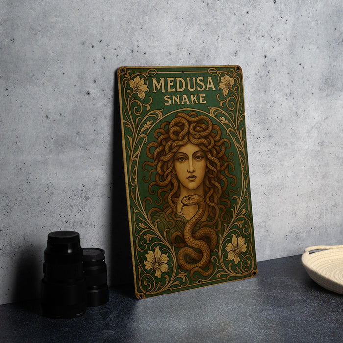 a picture of medusa snake on a book cover