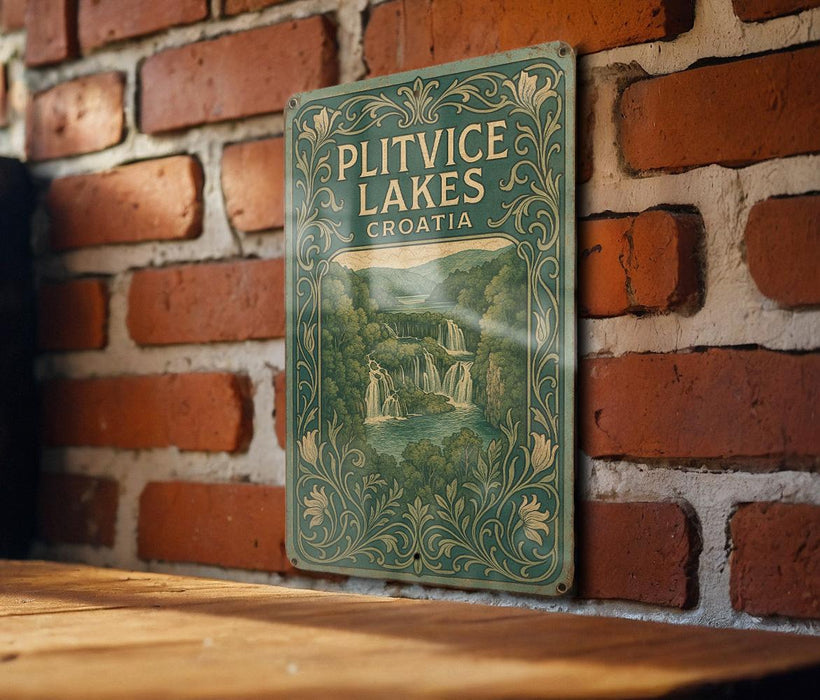a picture of a book on a brick wall