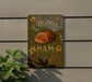 a sign on the side of a building that says virginia ham