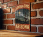 a sign on a brick wall that says stargazing arizona