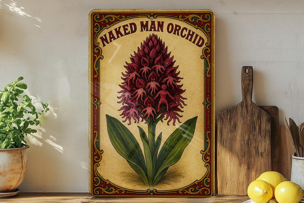 a picture of a flower on a shelf