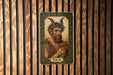a picture of a man with horns on his head