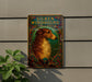 a painting of a dog on the side of a building