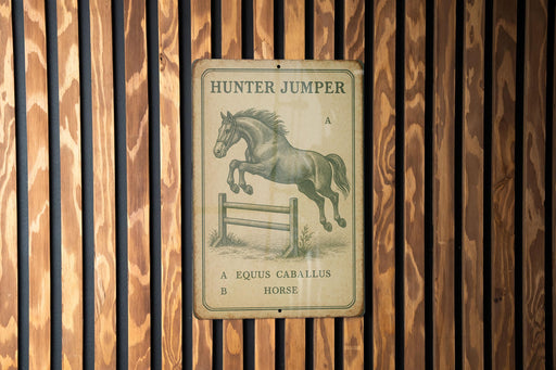 a horse jumping over a fence on a wooden wall