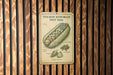 a picture of a hot dog on a wooden wall