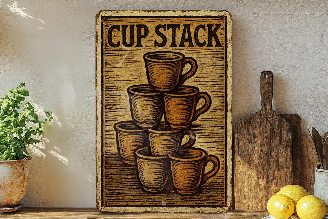 a picture of cups stacked on top of each other