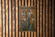 a wooden wall with a sign on it that says snowdrops