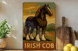a picture of a horse on a wall