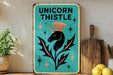 a picture of a unicorn on a blue background