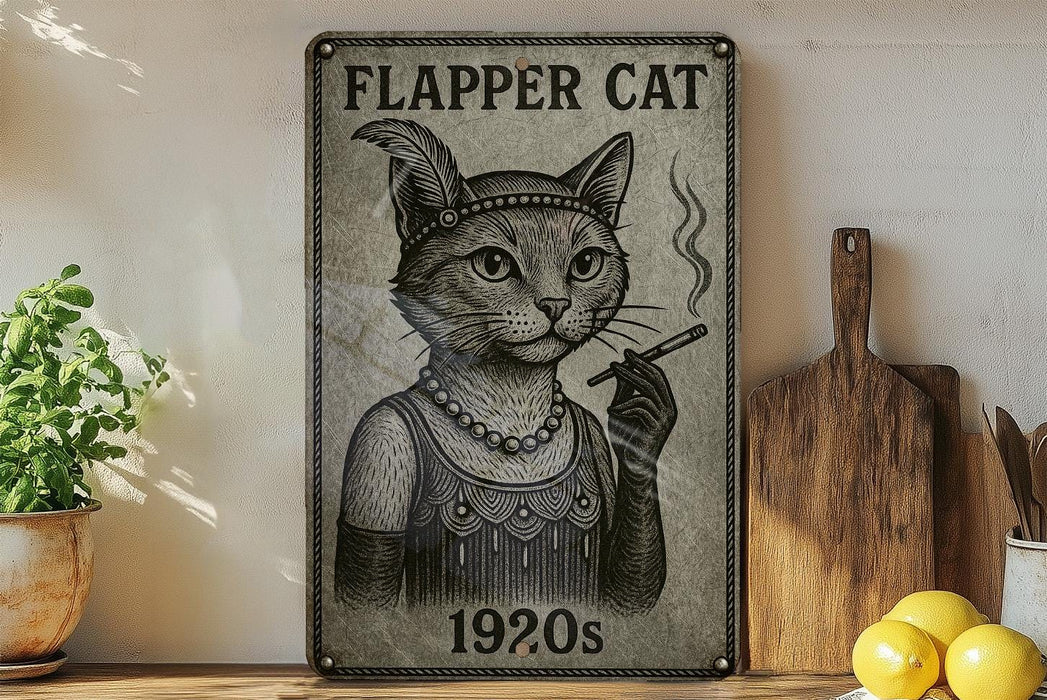 a picture of a cat smoking a cigarette