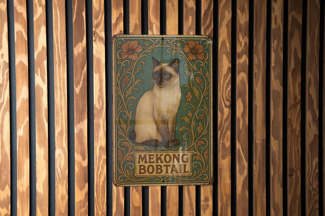 a sign with a picture of a cat on it