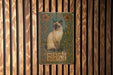 a sign with a picture of a cat on it