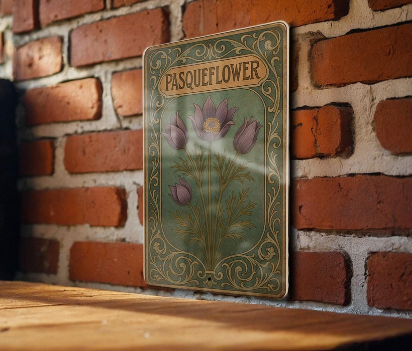 a picture of a flower on a brick wall
