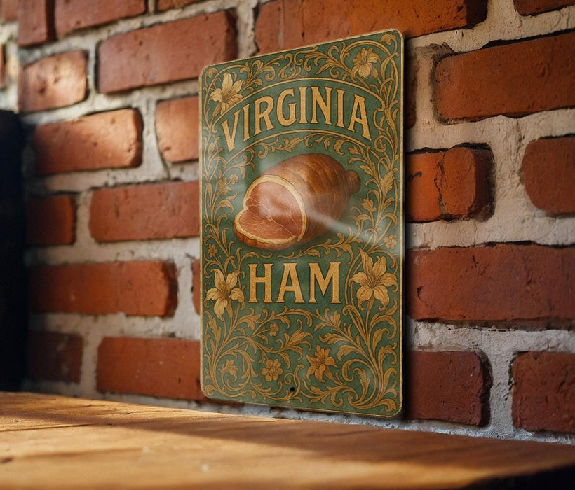 a close up of a sign on a brick wall
