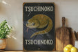 a picture of a sign with a snake on it