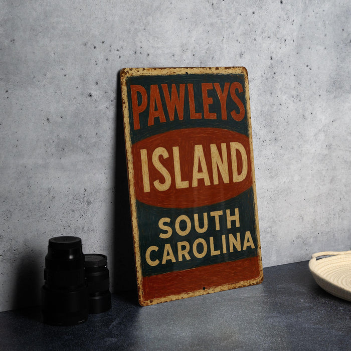 a sign that is sitting on a table