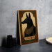 a picture of anubis on a table