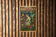 a picture of a tinni's tulip bed on a wall