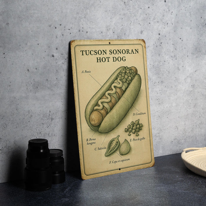 a picture of a book with a hot dog on it