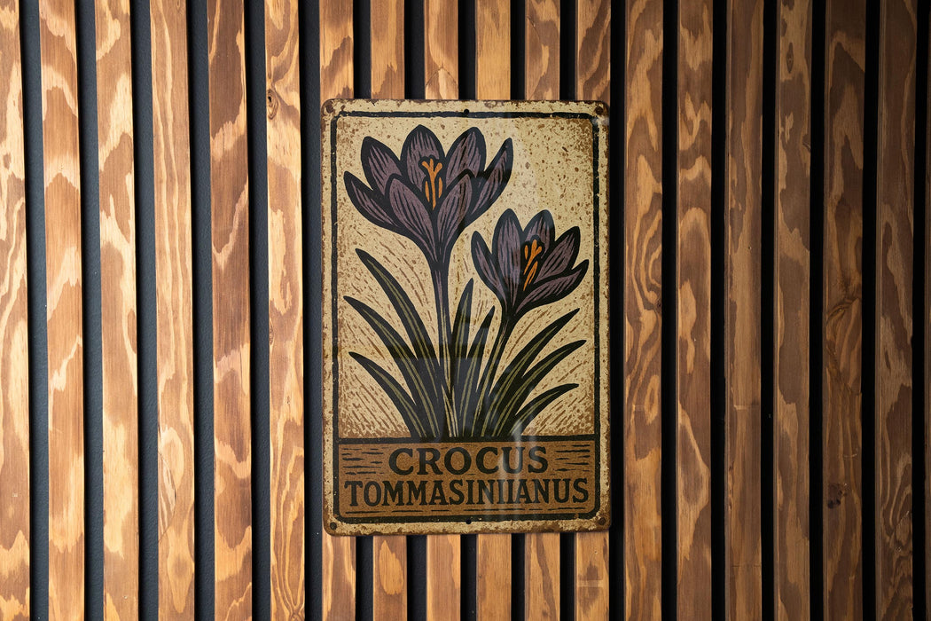 a picture of a sign on a wooden wall