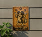 a sign on the side of a building that says japanese chin juggler