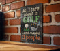 A sign on a brick wall that says "All I care about is golf...and maybe 3 people"