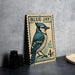A vintage postage stamp featuring a blue jay bird, with the text "BLUE JAY" and the denomination "4c".