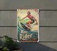 a sign on the side of a building that says wave rider