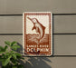 a sign for the Ganges River Dolphin, which is a type of dolphin found in the Ganges River in India.