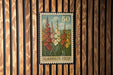 A postage stamp featuring a field of colorful flowers, with the number 50 visible.