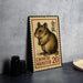 A metal stamp featuring a hamster on it, with the text "CHINESE HAMSTER 20" printed on it.