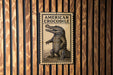 a sign with the text "AMERICAN CROCODILE" and an illustration of a crocodile.