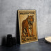 A metal stamp depicting a tiger, with the text "MALAYAN TIGER 50 MALAYA" printed on it.