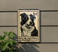 Welsh Sheepdog Metal Sign – Rustic Farmhouse Decor, Vintage Stamp Style Wall Art, Dog Lover Gift, Country Home Sign