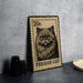 A metal stamp featuring a close-up of a Persian cat, with the text "20c" and "PERSIAN CAT" printed on it.
