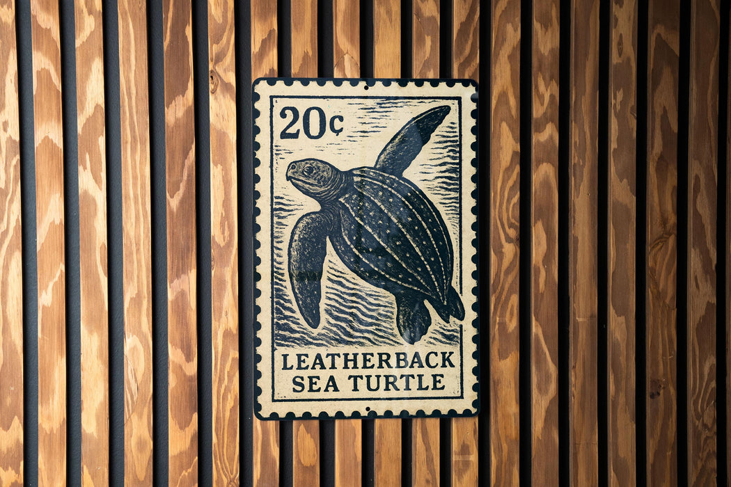 A 20 cent postage stamp featuring a sea turtle.