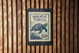A postage stamp featuring an aquatic turtle, with the text "AQUATIC TURTLE" and the denomination "50¢".