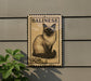 A postage stamp featuring a cat, with the word "BALINESE" printed on it.